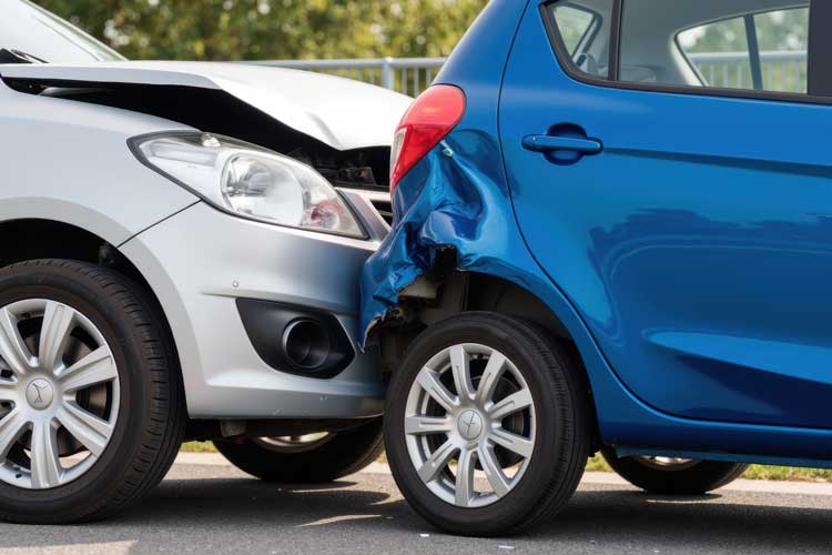 Rear End Car Collision