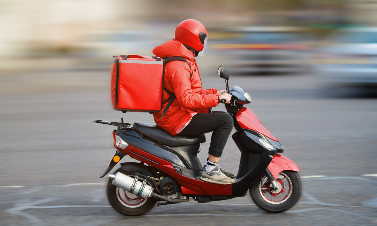 food delivery driver