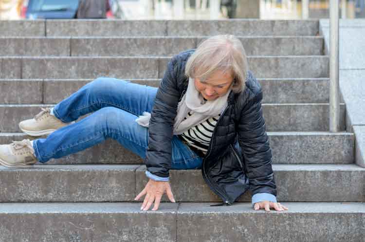 Slip & Fall, Pelvis injury