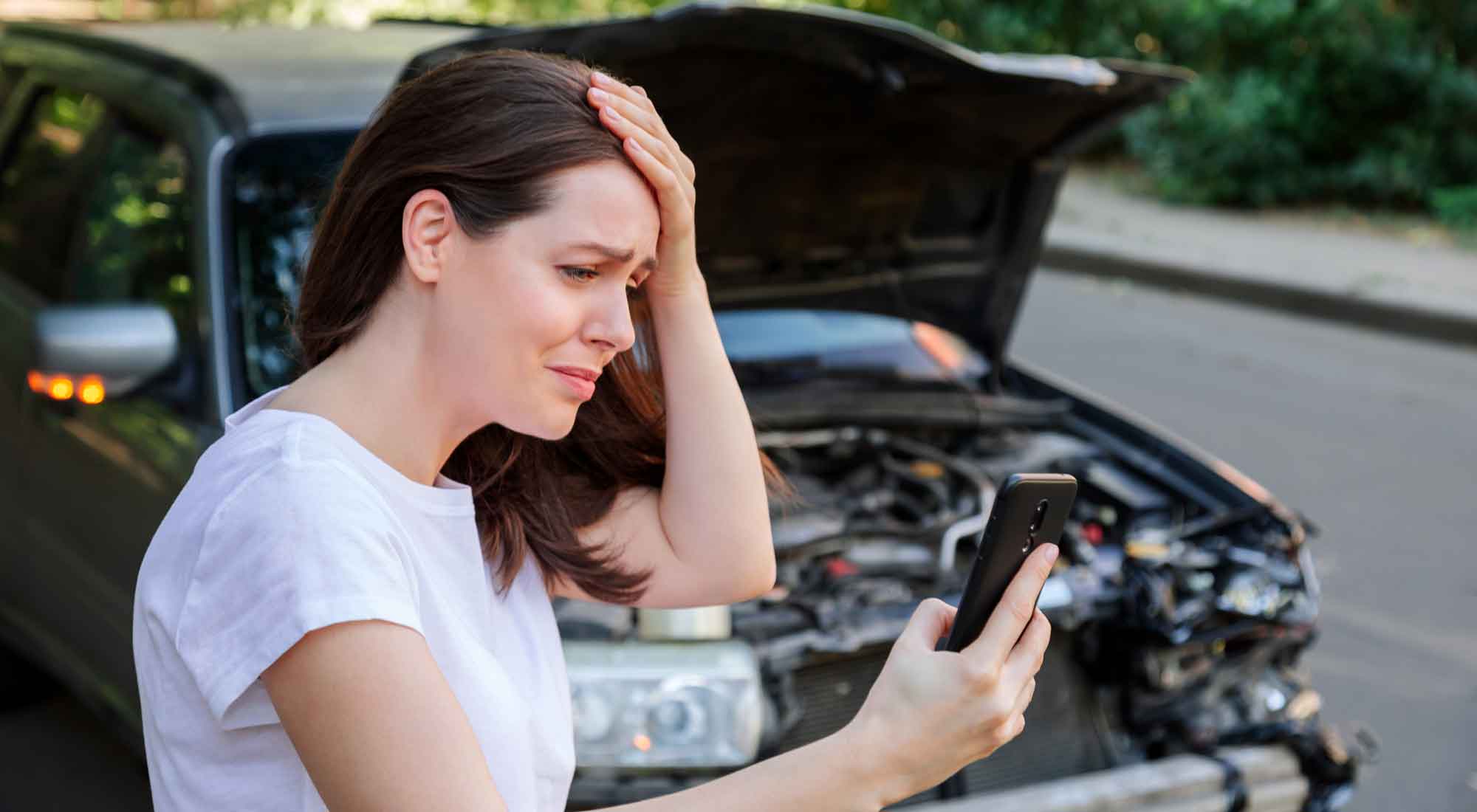Social media post about auto accident